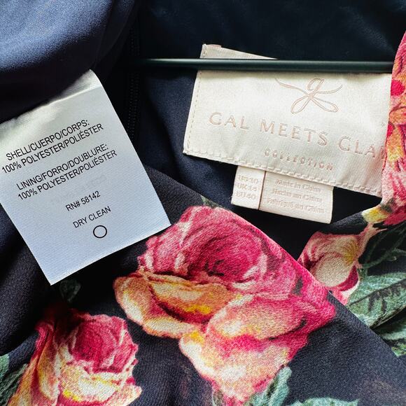 GAL MEETS GLAM NWT Collection Floral Maxi Dress – Size 10 - Picture 15 of 15